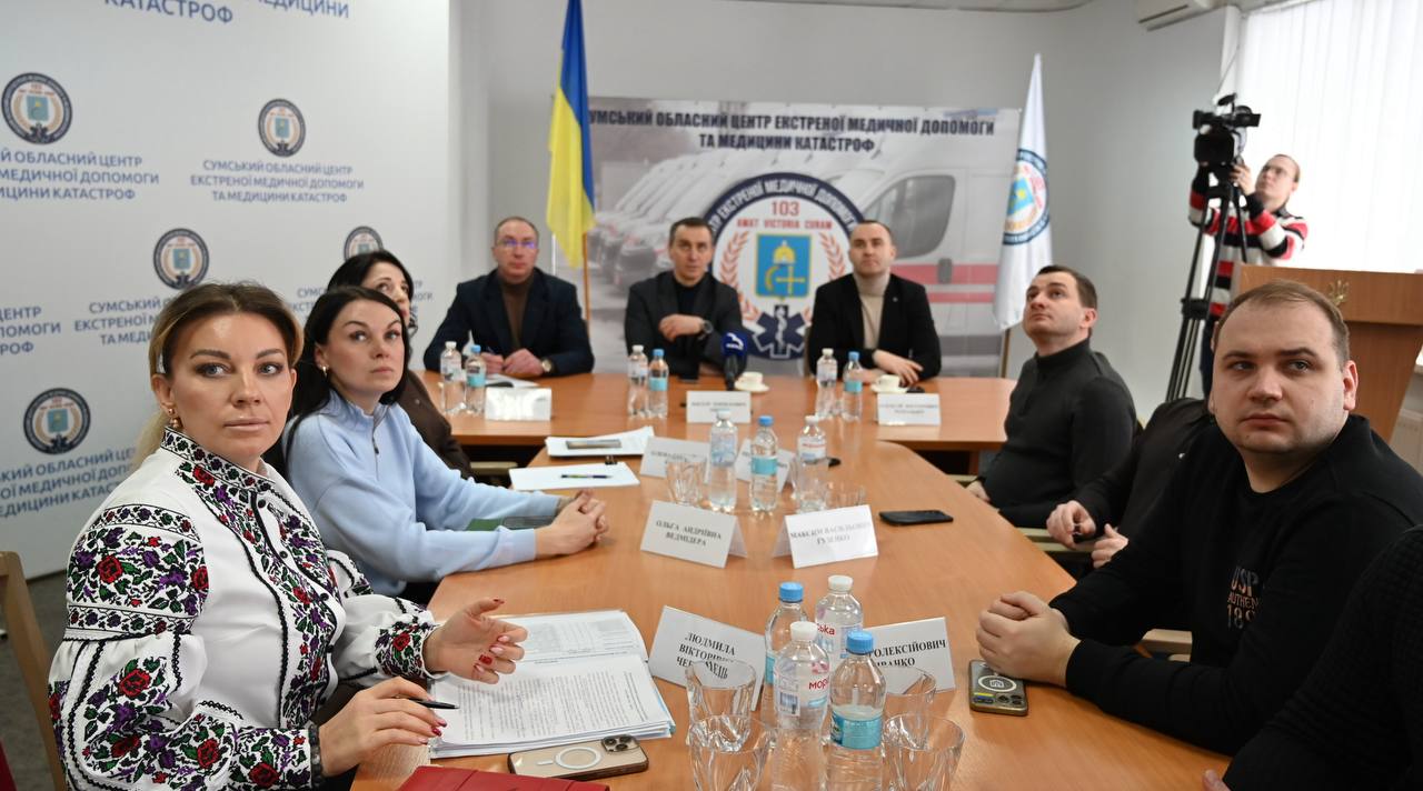 Розвиток екстреної медицини Сумщини: робочий візит Міністра охорони здоров’я України Віктора Ляшка
